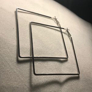 Geo Hoop Earrings